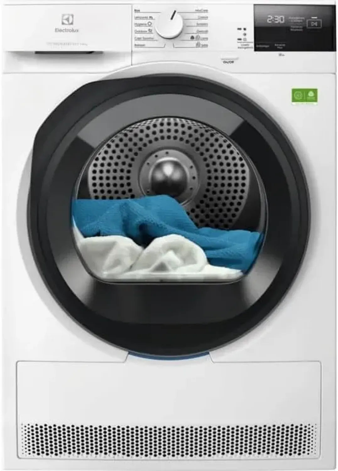 Electrolux 8 kg Freistehender Frontlader Wäschetrockner in Weiß