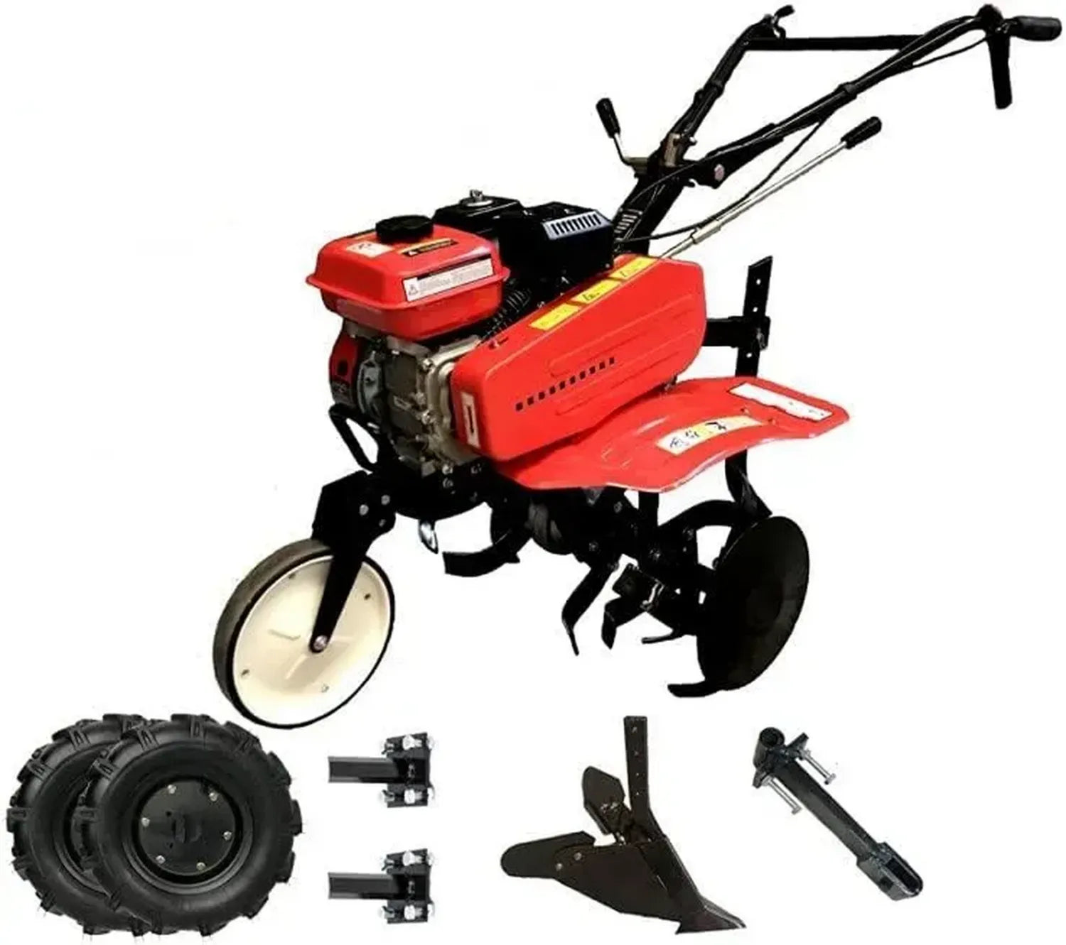 Benzin-Motorhacke 7 PS mit Zubehör und Rädern 500x10