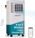 Könighaus 4-in-1 Mobile Klimaanlage - Effizient & Leise, 7000 BTU, Mit Fernbedienung