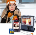 Petroleumofen 3000W Set: Zeltheizung & Terrassenheizer inkl. 20L Kanister, Batterien & Handpumpe