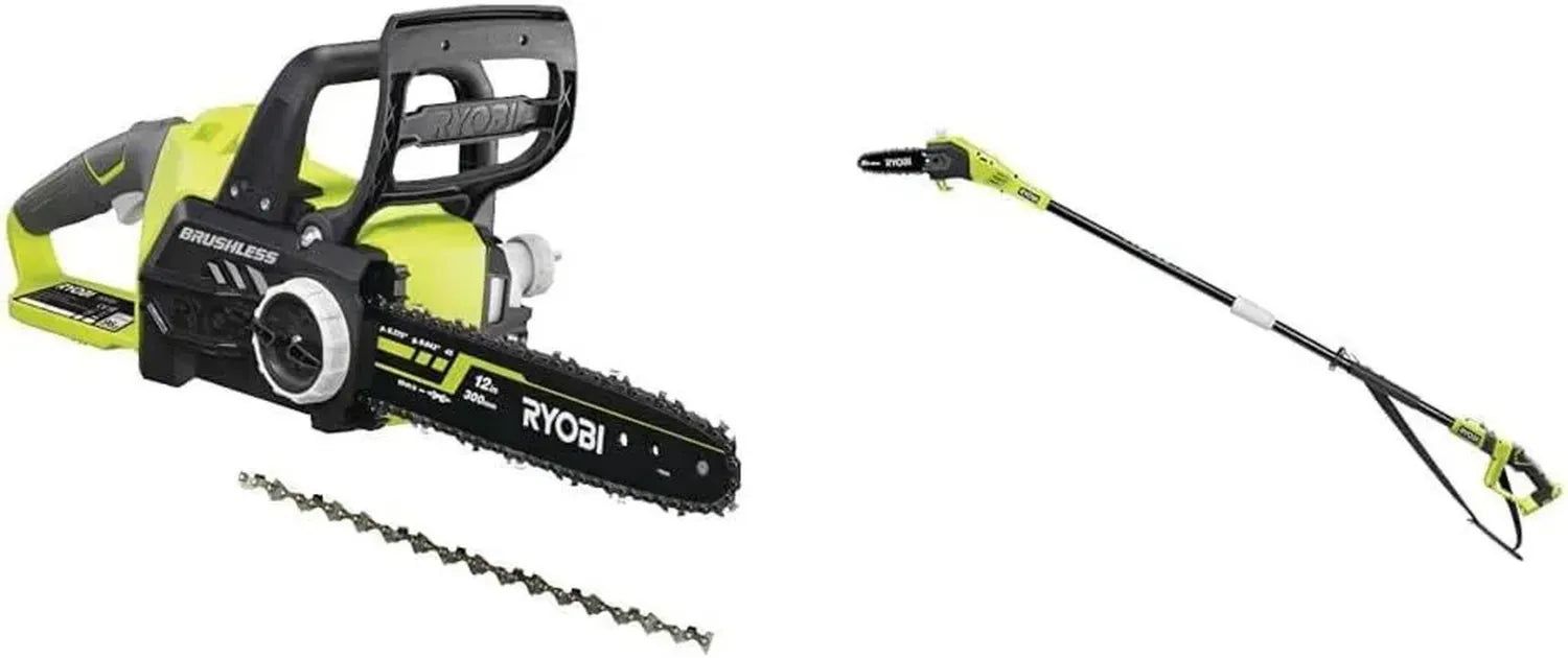 RYOBI 18V ONE+ Akku-Kettensäge OCS1830 und Hochentaster OPP1820 Set