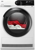 AEG Wäschetrockner mit Wärmepumpe, 8 kg, Serie 7000: Energiesparendes SensiDry-System, Energieklasse C, Automatische Beladungserkennung, Schontrommel, Reversierende Trommelbewegung, Knitterschutz