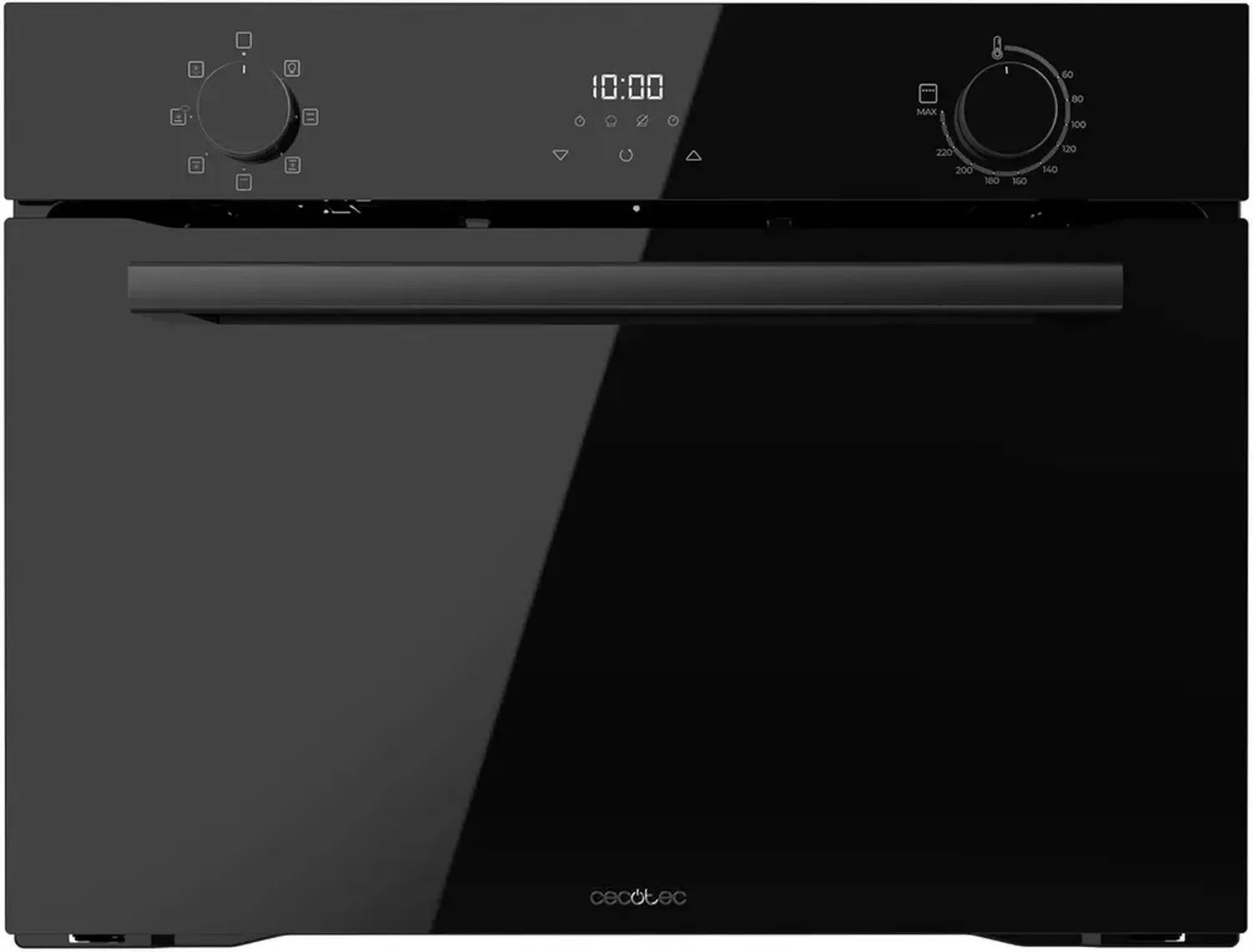 Cecotec Bolero Hexa M224500 Einbau-Backofen, 53L, Energiesparend, 2600W, 7 Programme, Integrierter Grill, Auftauen & Dampfunterstützung, Einfache Reinigung, Touch-Bedienung