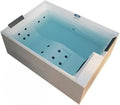 Luxus Außenwhirlpool Nimbus Deluxe für 2 Personen - 190x140x70cm, mit Heizung und 18 Massagedüsen