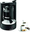 Krups Kaffeemaschine T8, 850W, Auto-Off, 1L, Dauerfilter, 8-12 Tassen, Schwarz