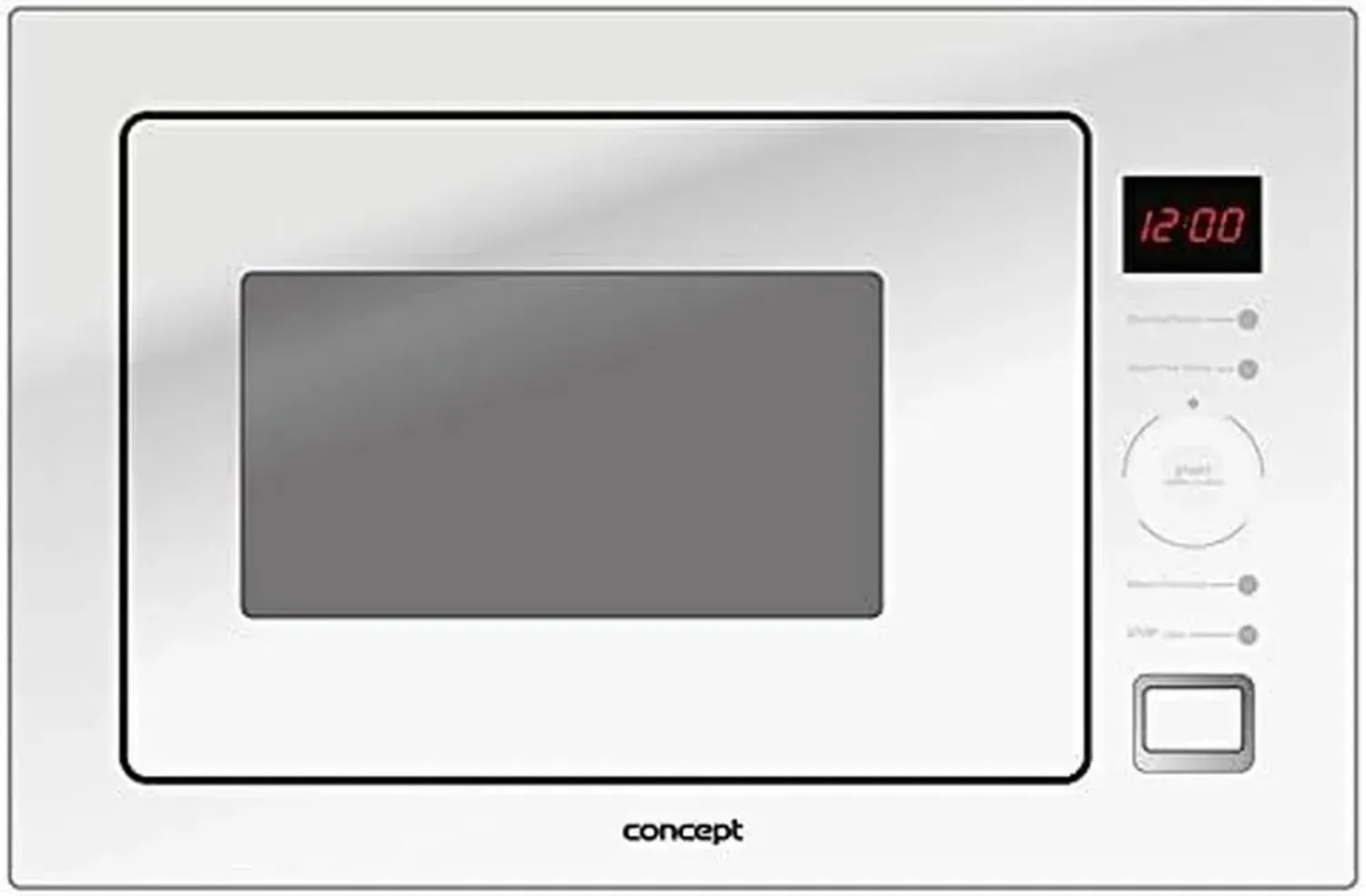Conceptronic Einbau-Mikrowelle 25 l, 900 W, Touchscreen, weiß