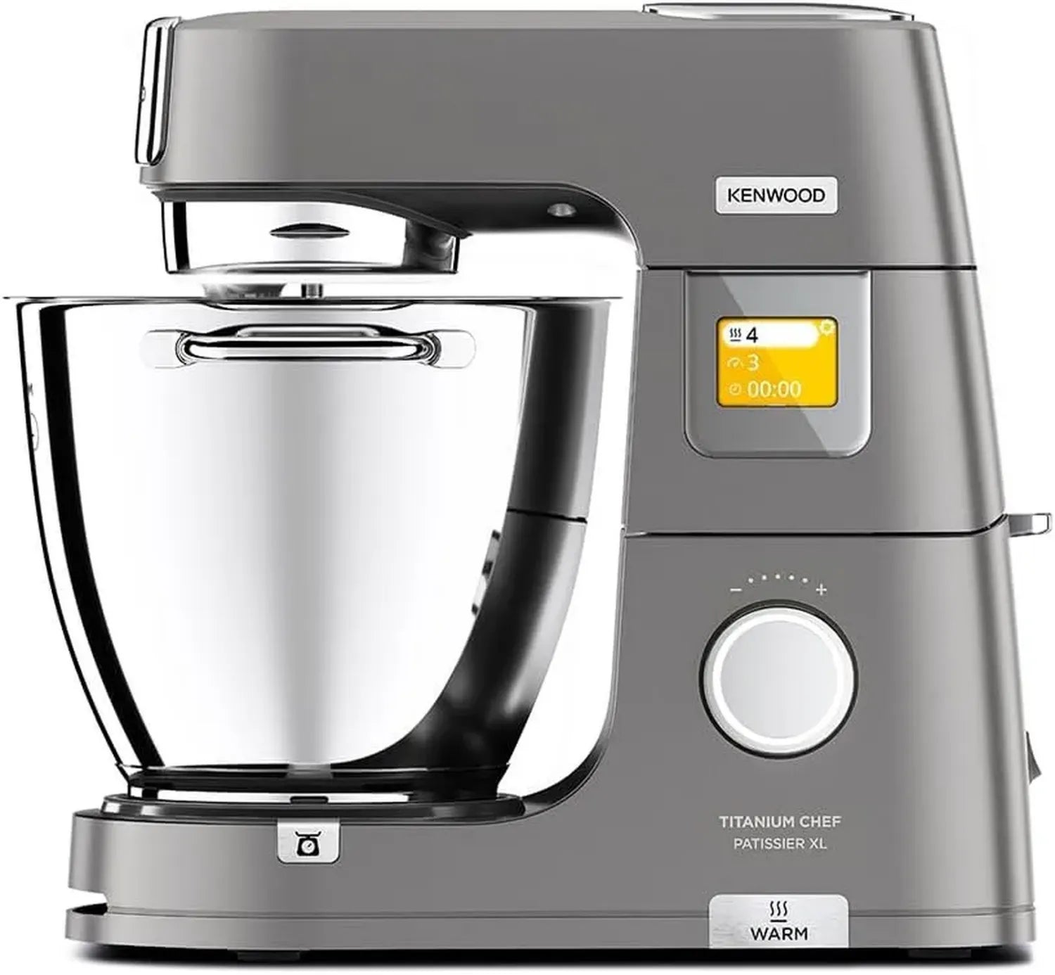 Kenwood Titanium Chef Patissier XL Küchenmaschine, 1500W, Doppel-Schüssel-Set 5L & 7L, Inklusive Spritzschutz und 4 Rührelemente