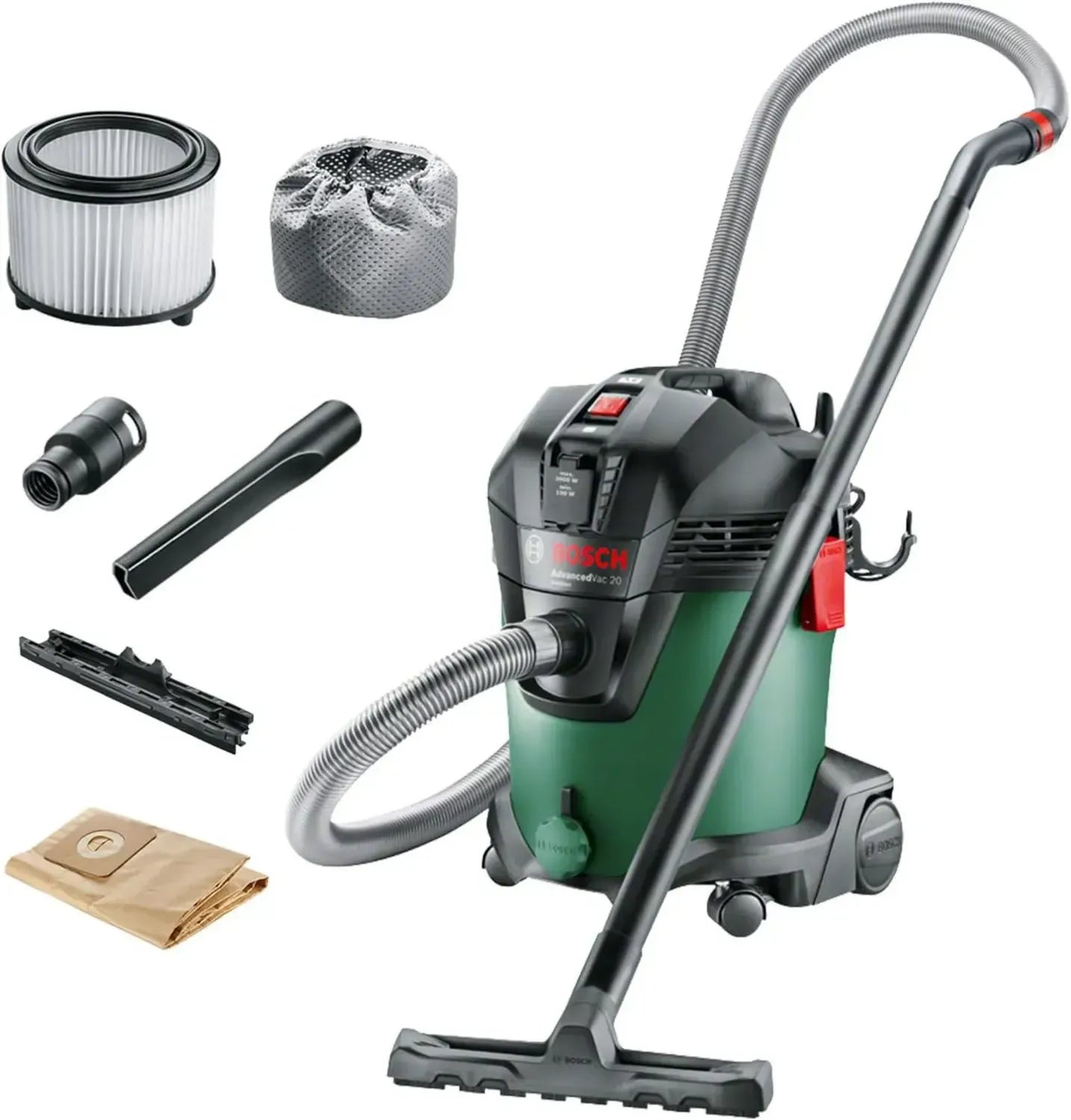 Bosch Mehrzweck-Sauger AdvancedVac 20, 1200W, 20L Behälter