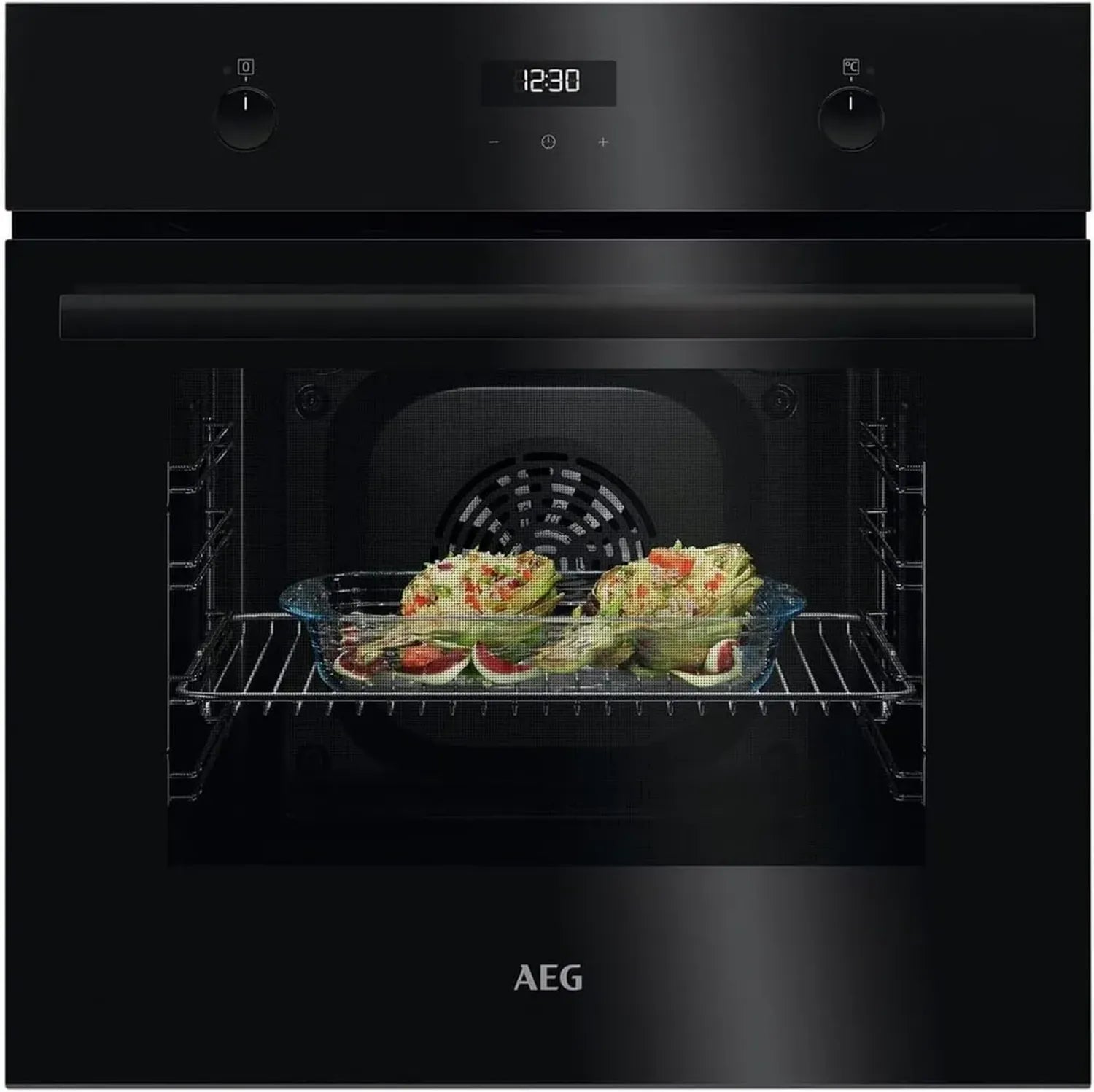 AEG BEK43511XB Einbaubackofen mit SurroundCook, Schwarz