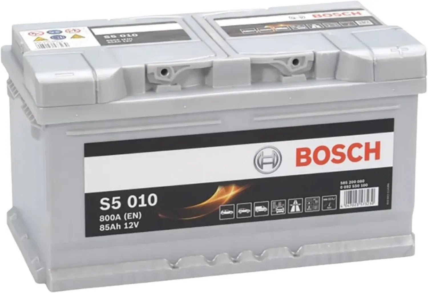 Bosch S5010 Autobatterie 85Ah 800A Blei-Säure Passend für Standardfahrzeuge