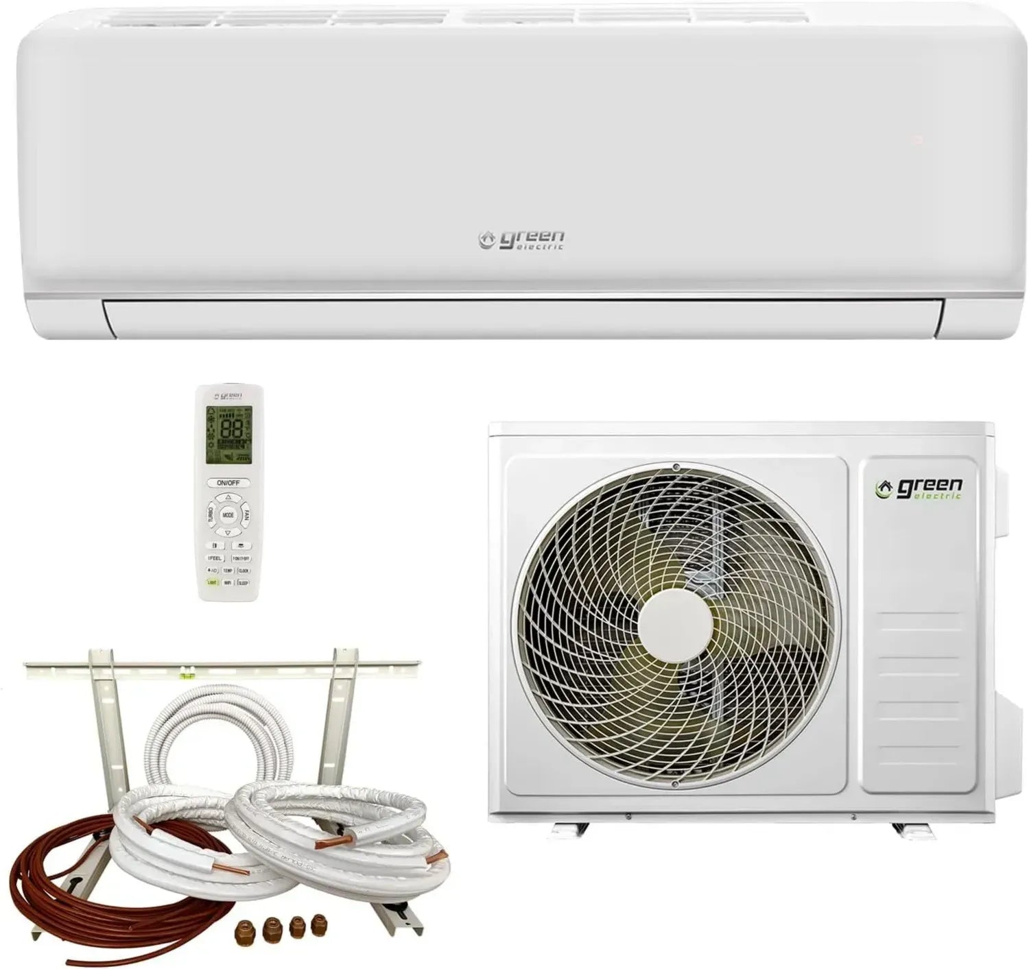 Effiziente Mono-Split-Klimaanlage 9000 BTU mit WLAN, A++ Bewertung, R32 Kältemittel