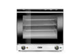 HENDI Umluftofen H90 mit 4 Backblechen, doppelt verglast, Temperaturbereich 50-300°C, 2 Lüfter, Edelstahl, 230V/2670W