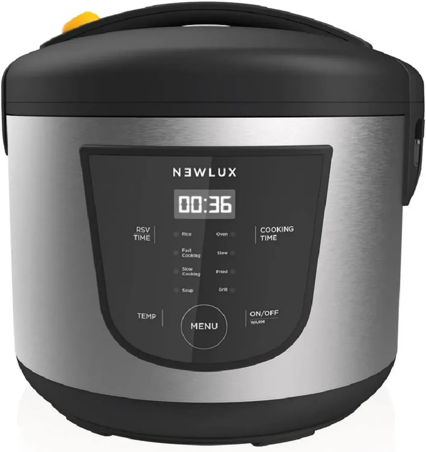 NEWCOOK Küchenmaschine 5L, programmierbar, 8 Menüs, Warmhaltefunktion