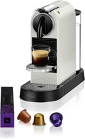 Nespresso De'Longhi EN167.W Citiz Kaffeekapselmaschine, energiesparend, 1260W, creme-weiß