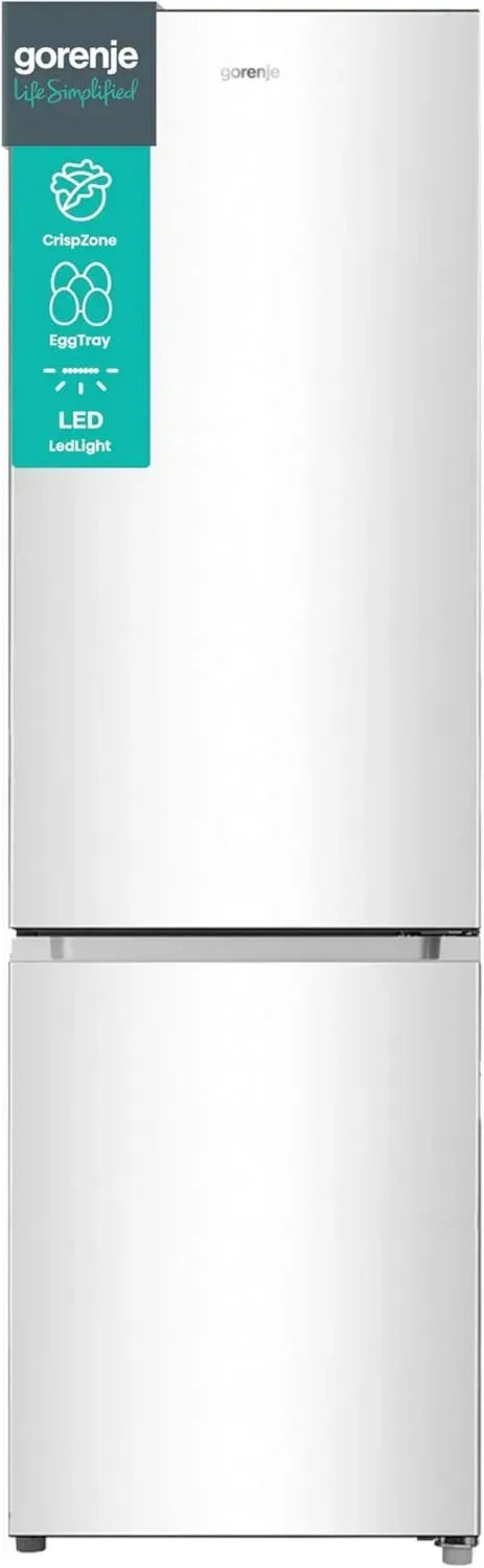 Gorenje Kühl-Gefrierkombination 269L, LED, variabler Türanschlag, Weiß
