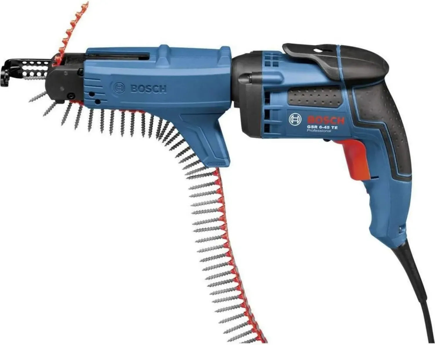 Bosch Professional Elektroschrauber GSR 6-45 TE, 701 W, Tiefenanschlag, im L-BOXX