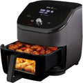 Instant Vortex Plus ClearCook - 5.7L Heißluftfritteuse, Schwarz, 6-in-1 Programme, Frittieren, Backen, Grillen, Dehydrieren, Aufwärmen - 1700W