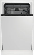 Beko BDIS38120Q 45 cm Vollintegrierter Geschirrspüler, 11 Maßgedecke, AquaIntense, Hygiene- und Schnellprogramme