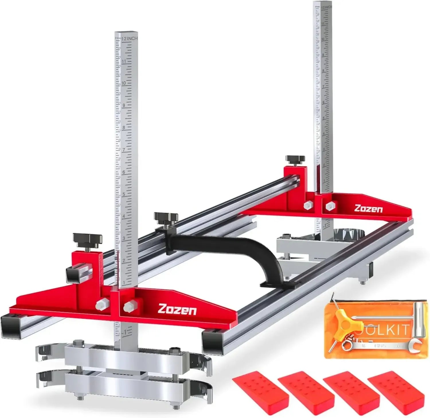 Zozen Tragbare Kettensägenmühle für Flexibles Holzschneiden, Einstellbar von 14 bis 36 Zoll
