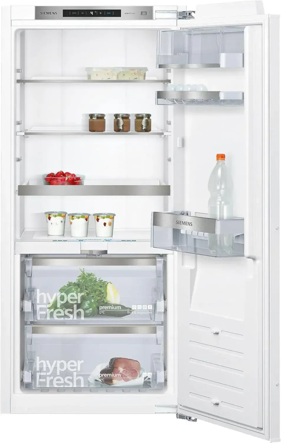 SIEMENS KI41FADE0 iQ700 Einbau-Kühlschrank, 187L, hyperFresh Premium, LED-Licht, superCooling, Energieeffizienz A++