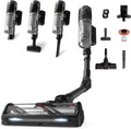 Rowenta X-Force Flex 12.60 Neo Akkustaubsauger, ultraleichtes Handgerät, 150 Air Watt, 60 Min. Akkulaufzeit, flexibles Saugrohr, digitales Display, LED-Licht, schwarz, Modell RH9L55E0