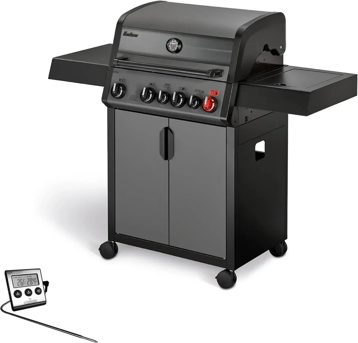 Enders Gasgrill Hyde 4 SIKR Turbo mit Edelstahlbrennern, Turbo Zone und Infrarot-Heckbrenner