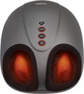 Elektrisches Shiatsu-Fußmassagegerät mit Wärmefunktion und Luftkompression, geeignet bis Größe 46