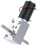 Hochleistungs-DC-Doppelwellenmotor 12V/24V, 70 kg.cm, Metallgetriebe, D-Welle