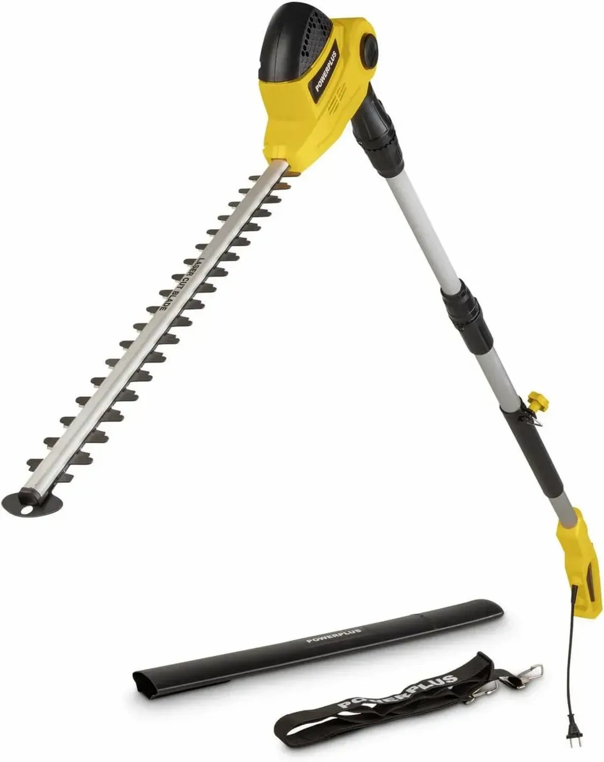 Elektrische Teleskop-Heckenschere 550W, 55cm Klinge, 24mm Abstand