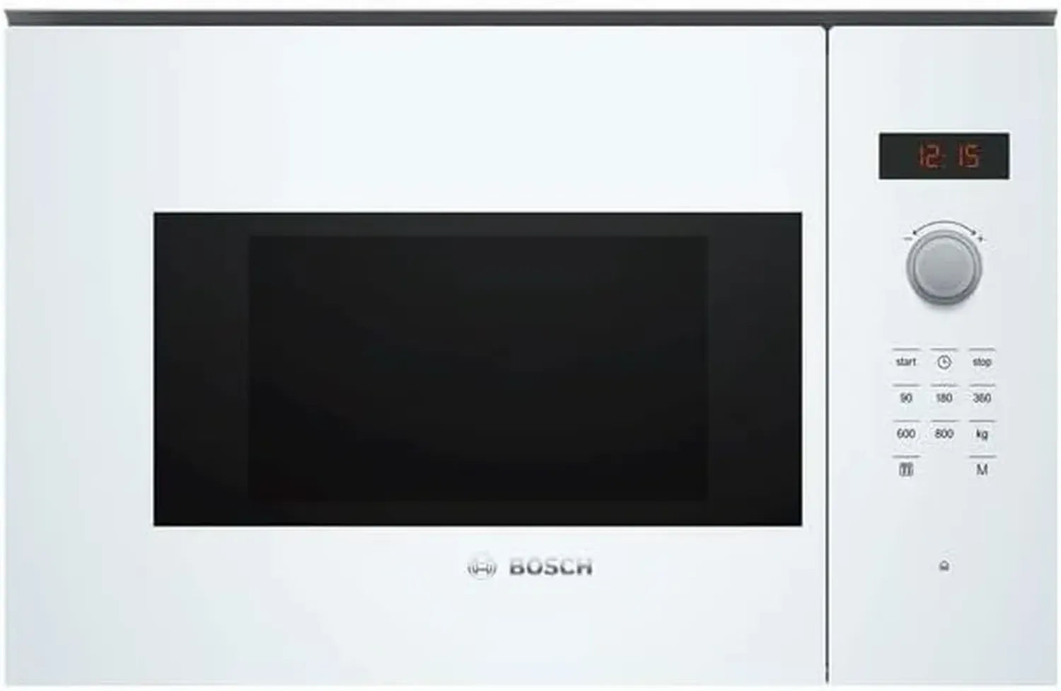 Bosch Serie 4 Einbau-Mikrowelle BFL523MW1F, Weiß, 20L