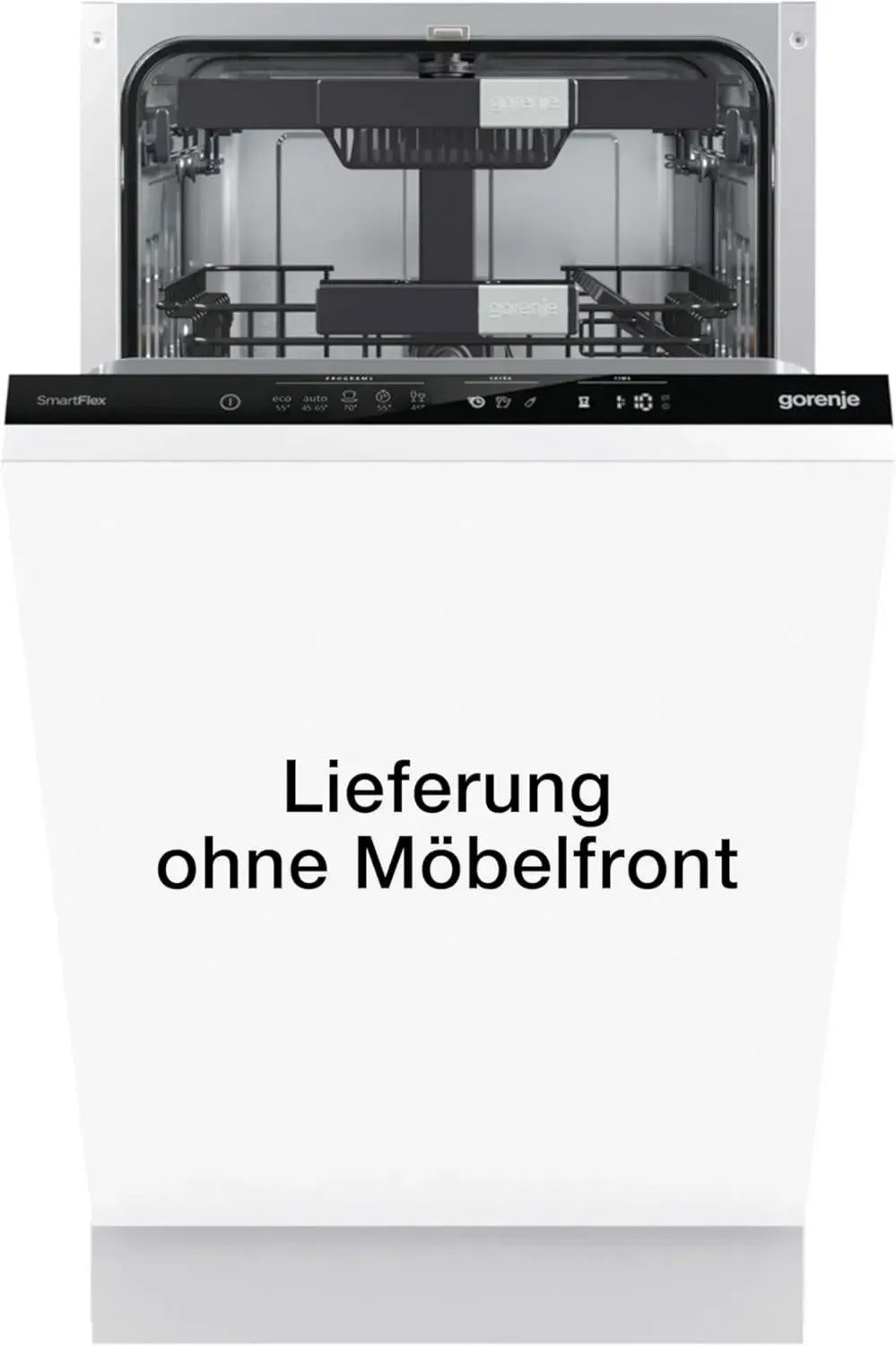 Gorenje GV583C10 45cm Vollintegrierter Geschirrspüler, 10 Einstellungen, TotalDry Automatik, ExtraHygiene & Überlaufschutz