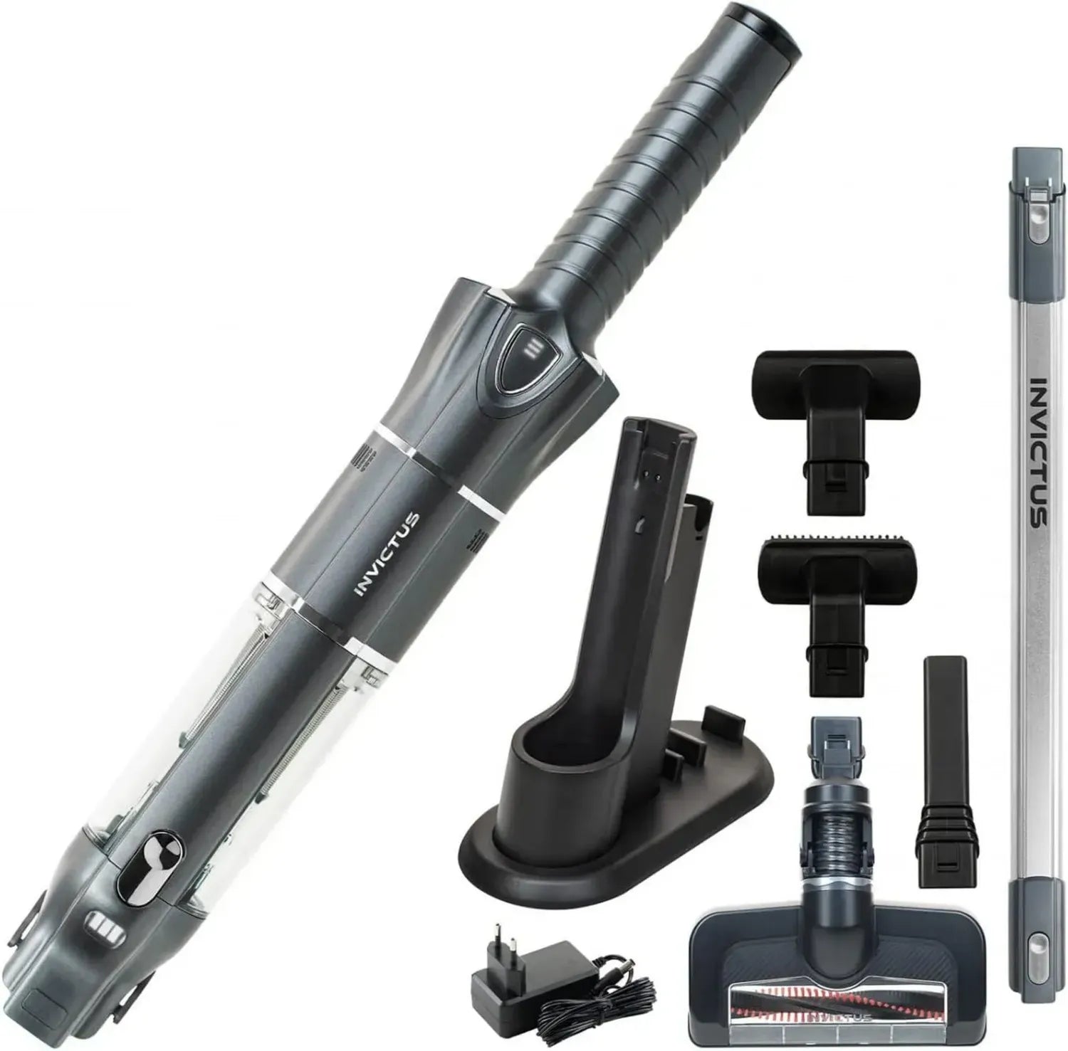 Kabelloser Genius Invictus ONE 3.0e Akku-Staubsauger – Leicht & leise, für Zuhause und Auto