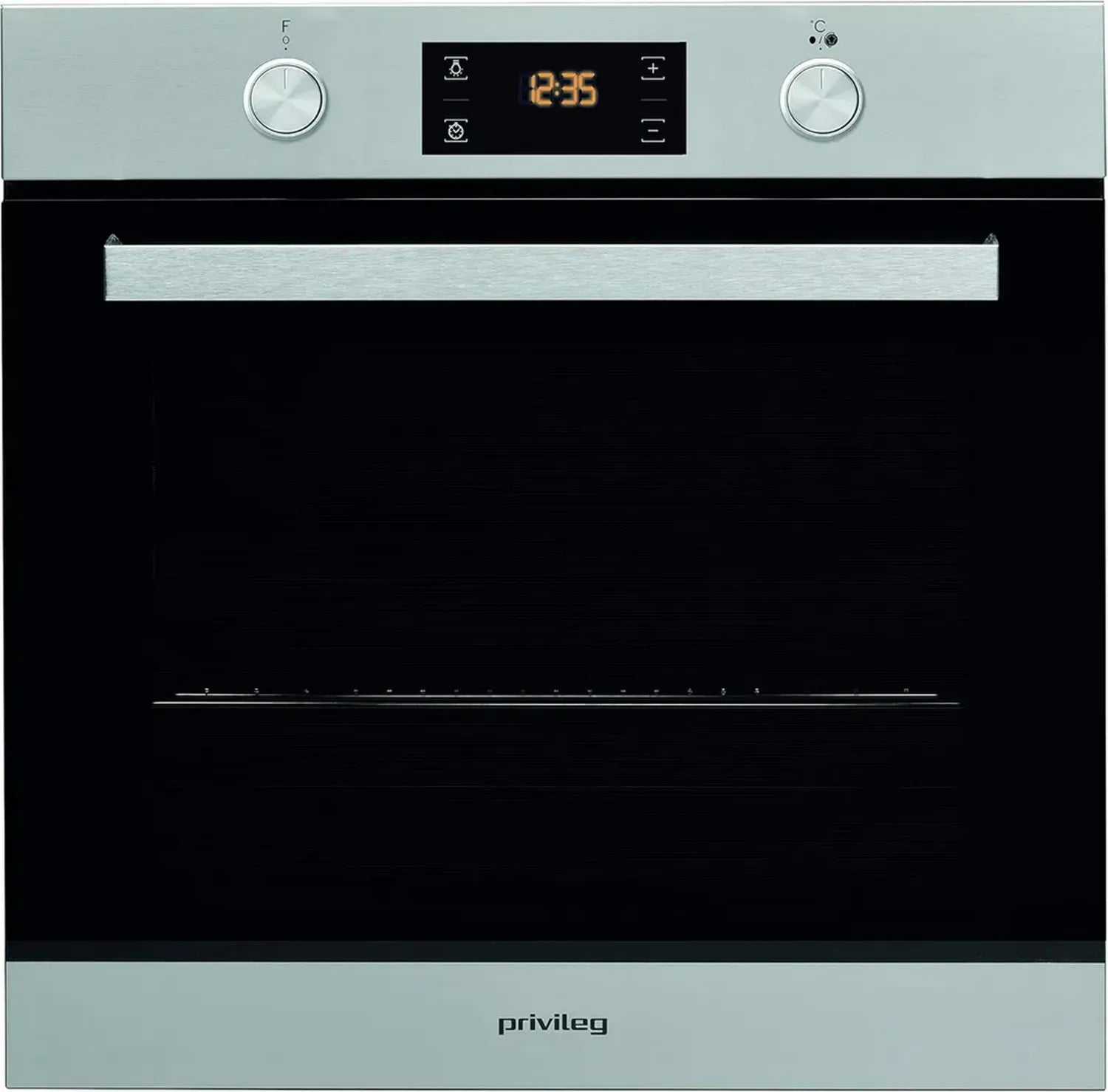 Privileg Einbau-Backofen 71L, Hydrolyse, 7 Funktionen, Edelstahl, Turn&Go