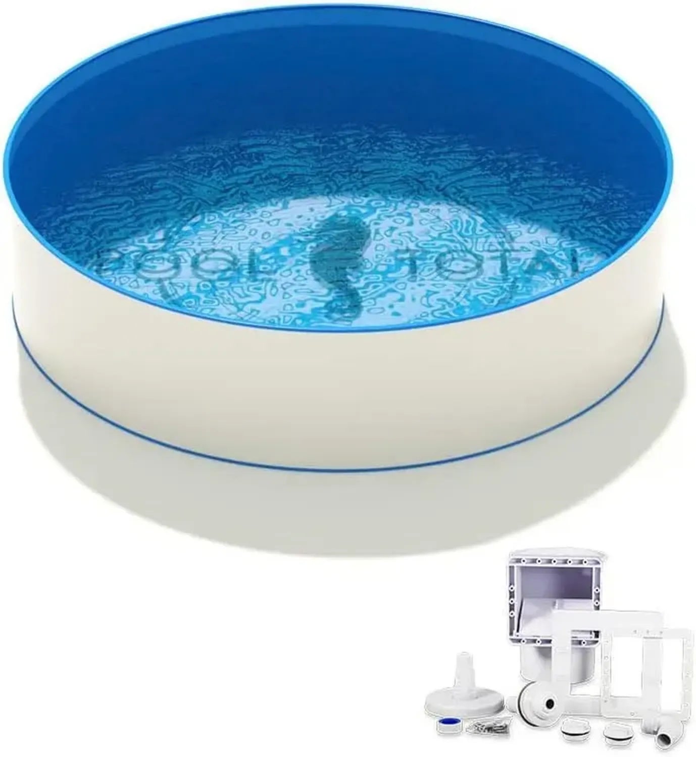 Stahlwandpool Komplettset Ø 6,00 x 1,50 m mit 0,8 mm Folie