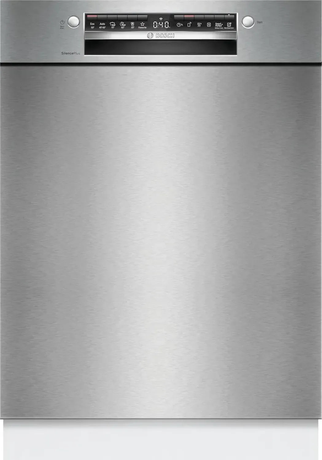 Bosch SMU4EBS28E Unterbau-Geschirrspüler 60 cm, Besteckkorb, SpeedPerfect Plus, Extra Trocknen, Effizientes Trocknen, Edelstahl, Made in Germany