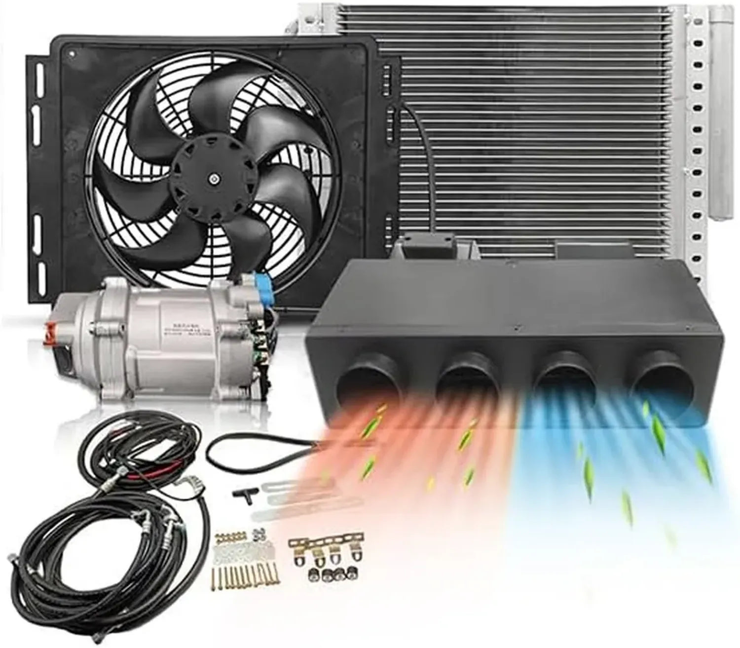 Universelle 12V DC Elektrische Autoklimaanlage für Armaturenbrett