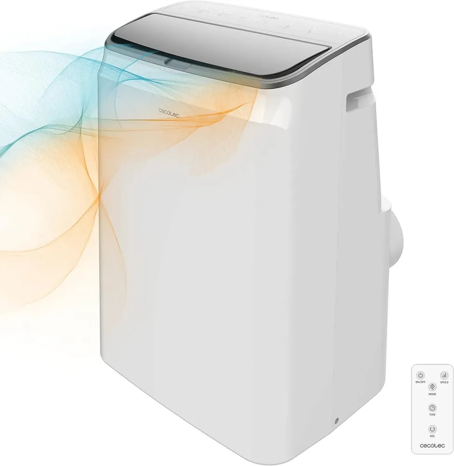 Cecotec Tragbare Klimaanlage mit Fernbedienung, 14000 BTU, LED-Anzeige, 5 Modi, Entfeuchter, für 30 m²
