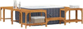 Garten-Whirlpoolgestell in Braun, 250 x 250 cm