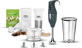 ESGE Zauberstab E120 Anthrazit Set, 120W Stabmixer mit Multimesser und Zubehör