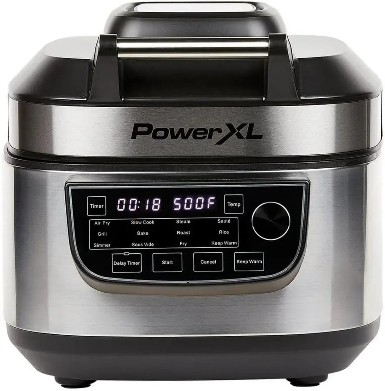 PowerXL 12-in-1 Multikocher mit Airfryer und Warmhaltefunktion, 5,7L