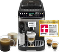 De'Longhi Magnifica Evo Next - Vielseitiger Kaffeevollautomat mit LatteCrema-System, 13 Getränke mit One-Touch-Funktion, Farb-Touchscreen, Titan (Modell ECAM312.80.TB)