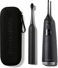 Wondersmile Elektro-Zahnbürste PRO – Effizientes Set mit Munddusche – Perfekte Zahnpflege – Ultimate Black Edition