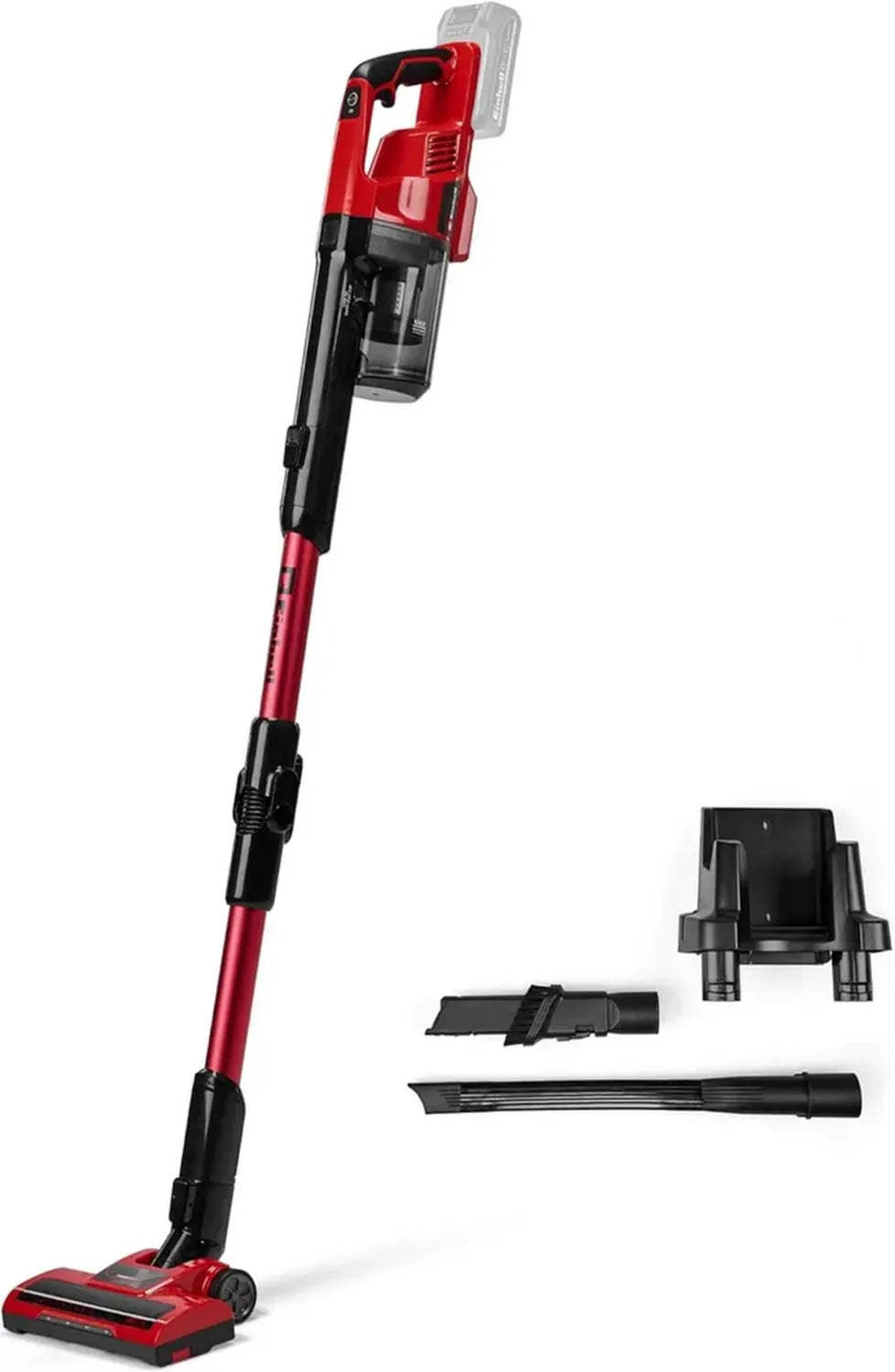 Kabelloser Einhell Zyklon-Stielstaubsauger 18V, flexibles Saugrohr, 2 Saugstufen, ohne Akku