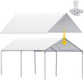 Carport Überdachung 3 x 6,1 m Wasserdichtes Autodach Zelt mit Kugelspannern