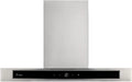KKT KOLBE Wand-Dunstabzugshaube 60 cm | Edelstahl & Schwarzglas | Umluft/Abluft | SensorTouch-Steuerung | LED-Licht | Nachlaufautomatik