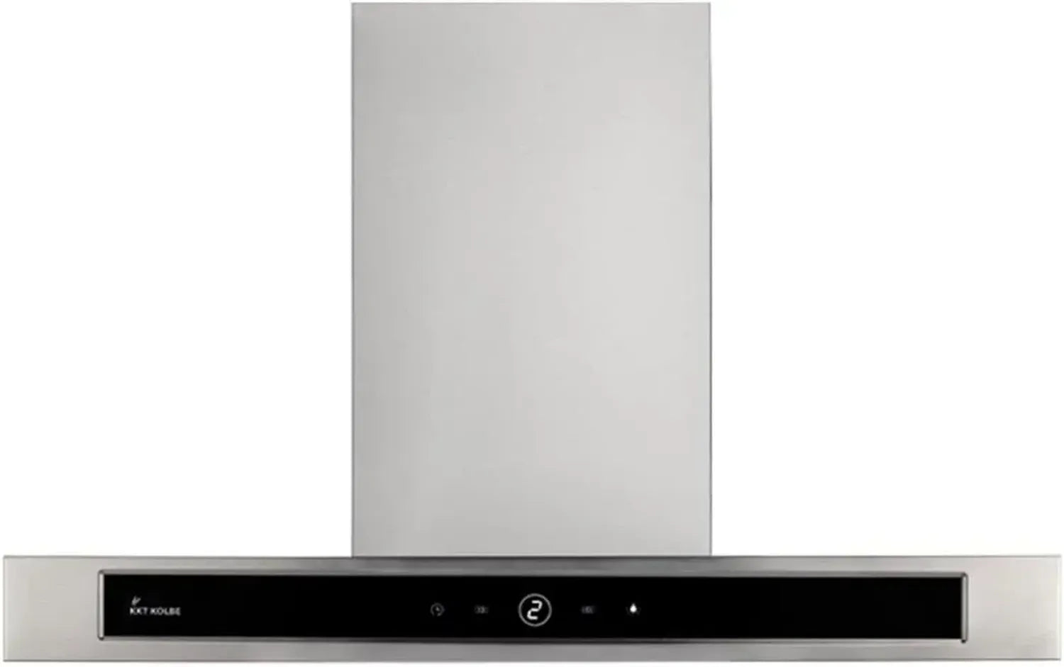 KKT KOLBE Wand-Dunstabzugshaube 60 cm | Edelstahl & Schwarzglas | Umluft/Abluft | SensorTouch-Steuerung | LED-Licht | Nachlaufautomatik