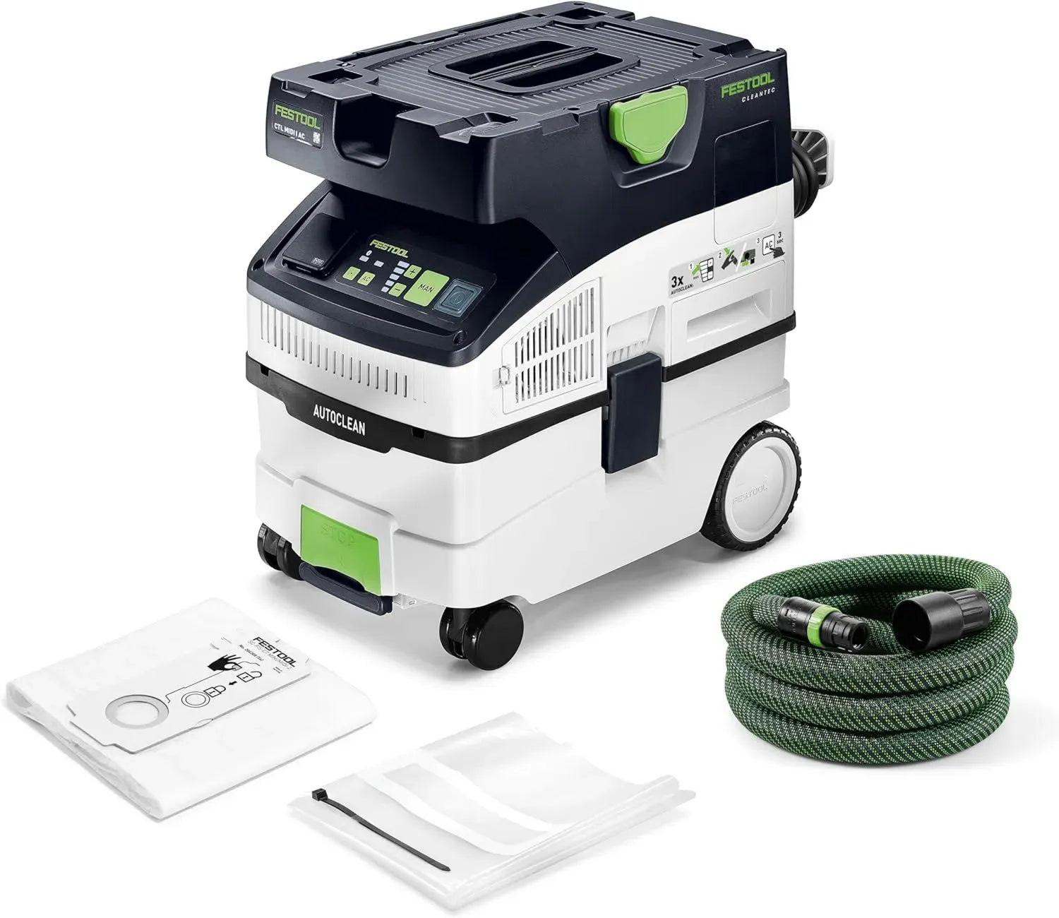 Festool CLEANTEC Staubsauger CTL MIDI I AC, 350-1200 W, 3700 l/min