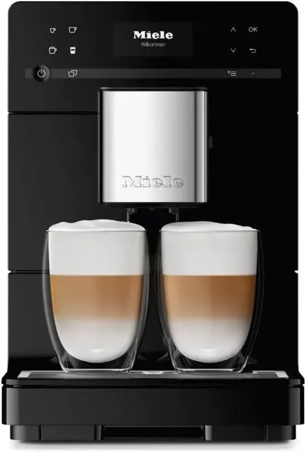 Miele CM 5310 Kaffeevollautomat mit OneTouch & Kannenfunktion, leise & effizient, obsidianschwarz
