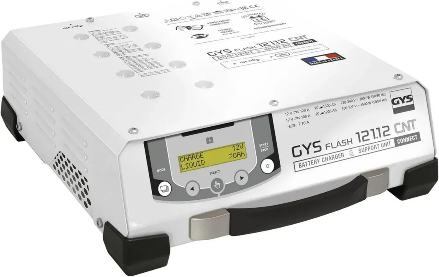 GYSFLASH 121.12 CNT FV Batterieladegerät für Fahrzeuge